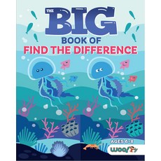 (영문도서) The Big Book of Find the Difference Puzzles Paperback, Dragonfruit, English, 9781642507072