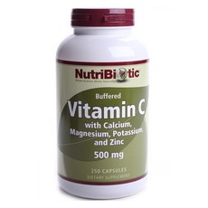 NutriBiotic 維生素C膠囊 500mg, 1個, 250 件