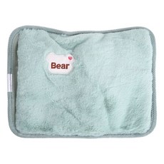 겨울 방폭 기능이 있는 충전식 온수 가방 전기 온수 포켓 핸드 워머 온수병 히터 가방, Green, 1개