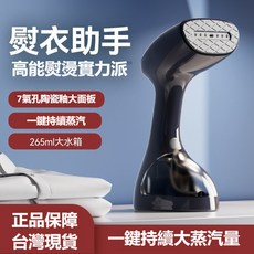 手持掛燙機 迷你熨斗 家用小型便攜式蒸汽熨斗 蒸汽掛燙機 快速燙衣 燙衣機熨斗, 白色,美規