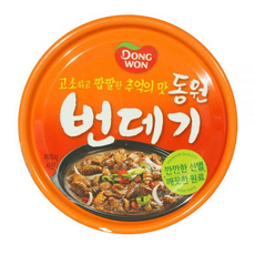 동원 번데기 캔 통조림 / 번데기탕 간식 술안주, 130g, 5개