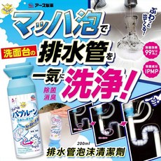 EARTH 排水管泡沫清潔劑, 1個, 排水管清潔劑【現貨】2029/11