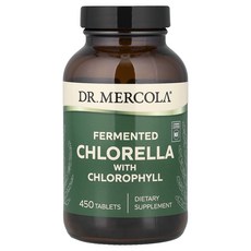 몸관리하세요 겨울입니다 Dr. Mercola 발효된 클로렐라 450정 특별관리진행, Dr Mercola 발효된 클로렐라 450정, 1개