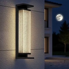 i 太陽能壁燈 防水外牆大門室外燈 現代家用庭院燈戶外別墅門廳柱子燈