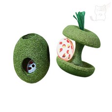 우노구나 크레용펫 미치냥 또르륵 캣닢볼 장난감 고양이스트레스완화, 캣닢 또르륵 축구공 6cm