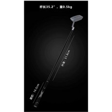 臺灣-出貨【新款熱銷】高爾夫球桿軟桿延遲釋放節奏練習套桿一號木桿揮桿練習器golf球桿, 銀色推杆, 1個