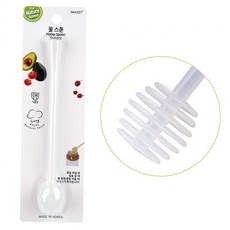 벌집 무늬 꿀 추출 스푼 꿀통 담기 도구 주방 식탁 디저트 음료 활용, 1개, 상세페이지 참조