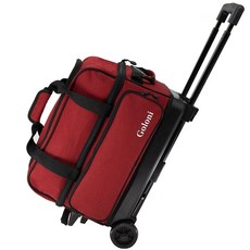 여행가방 바퀴달린 더플백 트래블 캐리어 보조 휠 백, 1개, C. 빨간색