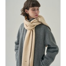 드로우핏 우먼 DRAWFIT WOMEN 스티치 리브드 롱 머플러 [CREAM] DFWMAC5492CR 155065, FREE