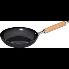 평화 프레이즈 츠바메 산조 흑피철 프라이팬 22 cm IH 대응 가스 나무의 손잡이 일본제 엄선 소재 GR9747 사토이치 상회