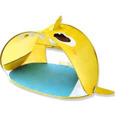 핑크퐁 아기상어 입체 텐트 KAPFA80003, YELLOW (노랑), 1개