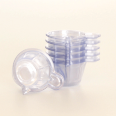 레진아트 석고 도구 일회용 분배컵 10P 묶음 레진 공예 부자재 만들기 재료, 1개, 투명