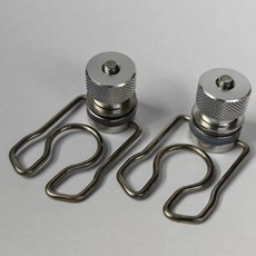 安全帽卡扣 焊工麵罩頭戴式插扣 焊接固定帶 配件 32mm, 1個, 合金銀色螺母,鋼絲隻有鋼絲沒有其他配件, 合金銀色, 鋼絲