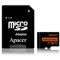 Apacer micro SDXC 記憶卡 UHS-I U3 A2, 1個, 128G-100M