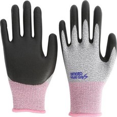 SMATO NBR폼코팅장갑 멀티그립 S 회색(S) 택배 작업, 10개