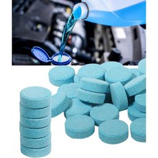 50개 차량용 와이퍼 세정제 자동차 액세서리 세척제 정제형 유리 농축 창문 거울 등 세척용 USA, 50개 차량용 와이퍼 세척제 자동차 액세서리 정제 유리