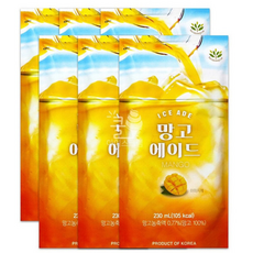 블루베리에이드 망고 블루레몬 석류에이드 에이드 블루베리, 1개, 230ml