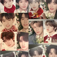 肯德基KFC 時代少年團 明信片組 明星周邊, 16件套【明信片14張+團體照2張】, TNT時代少年團 肯德基聯名 周邊明信片 鮮花款 雪花款 馬嘉祺 宋亞軒 劉耀文 丁程鑫 張真源, 鮮花款明信片, 雪花款明信片