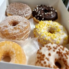 올라도넛 기름지지 않고 깔끔한 단맛 디저트 간식, 1세트, 버라이어티팩(6P), 75g