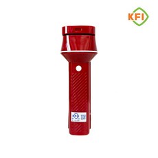 점등시간UP 120분 KFI인증 LED휴대용 비상조명등 리튬배터리, 빨간색, 1개