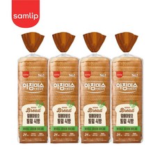 삼립 통밀식빵 쫄깃한 식감 곡물 풍미 가득 24슬라이스, 755g, 4개