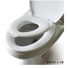 포띠즈 크린 유아변기커버 중대형공용, 올화이트