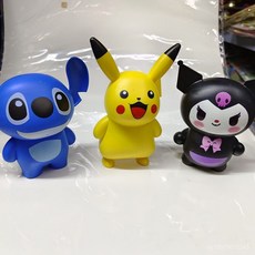 臺灣出貨 新款水卡通噴水按壓戲水沙灘戶外玩具打水仗, 1個, 史迪仔款,一個