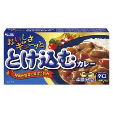 Torokeru 香甜蔬果濃郁咖哩塊 辛口 2塊入, 1盒, 140g