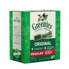 Greenies 健綠潔牙骨, 1個, 中型11-22kg/27支入/盒送野餐墊, 765g, 中型11-22kg/27支入