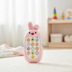 한이용품1 베이비 어린이 스마트폰 전화기 어린이전화기, 핑크계열, 1개, 핑크