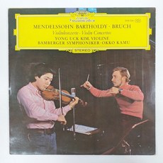 멘델스존 바이올린 협주곡 - 김영욱 자켓EX+ 음반좋음NM LP초음파세척