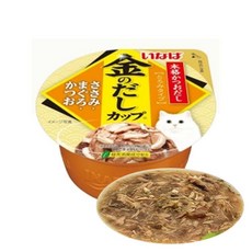 고양이 금빛육수 컵간식 닭가슴살 참치 70g 1P 습식 반려묘 부드러운 스프 참치스틱 습식 주식 dew+69968si