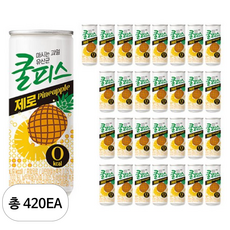 동원 쿨피스 제로 파인애플, 230ml, 420개