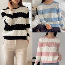 신상특가 G.모데나 레이스 펀칭 니트 3종 택1936248