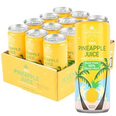 Harney & Sons Pineapple Juice 10.8 oz can (Pack of 12), 320ml