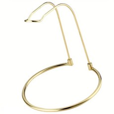 Hqzoomee릴 거치대 휴대용 낚시 릴스탠드 전시대 릴진열, 1개, 금색