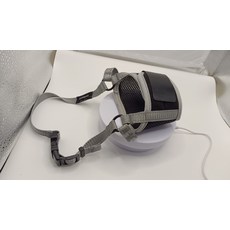 棉狗嘴套防咬防誤食狗嘴套可調節狗口罩寵物用品工廠直供批發代發, 1個, 淺灰色:S