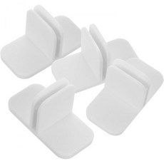 4개 주방 서랍 분할 클립 고정 정리용 튼튼한 플라스틱 간편한 클램핑