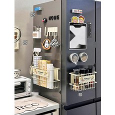 전자렌지수납장 렌지대 겸용 밥솥 슬라이딩 선반, 21. 마그네틱 감자튀김 클립