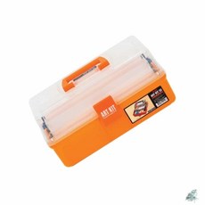 더캔바 아트키트 PP다용도보관함 AK-33 오렌지 공구박스