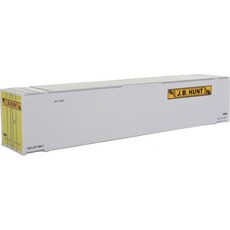 월터스 씬마스터 48' 스무스 사이드 컨테이너-J.B. 헌트 트랜스포트 949-8455 HO 스케일 모델 철도 - 화물, J.B. Hunt Transport, 1개