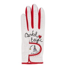 여성 로고 아트웍 포인트 양손 장갑_BGCMGL704RE, 021, 1개