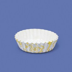 제이팩토리 치즈 에그 타르트 떡 도시락 반찬컵 두꺼운 코팅 페트컵 65mm 300개입, 패턴, 300개