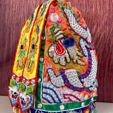 橘色半手工跳沙神衣 尺二長，耐磨材質，穩定支撐，戶外運動首選, 1個