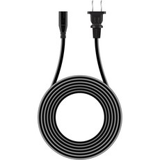 블루레이 플레이어 DVD 고화질 HD 5피트/1.5미터 UL 인증 AC 전원 코드 케이블 플러그 BD370 네트워크 플레이어와 호환됨