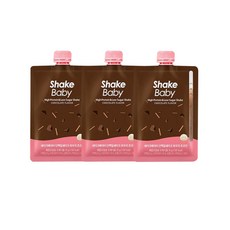 쉐이크베이비 단백질쉐이크 초코맛, 35g, 3개