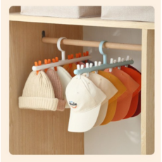 리빙쉘 모자걸이 빨래걸이 양말건조대 모자건조대 2P, 핑크화이트 2P