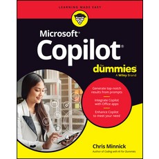 (영문도서) Microsoft Copilot for Dummies Paperback, English, 9781394314942