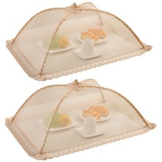 Wuyue Hua 70X70cm 대형 프리미엄 팝업 메시 스크린 푸드 커버 텐트 우산 재사용 및 접이식 야외 피크닉 음식 커버 메시 그물 식품 커버 파리 벌레 모기 방지
