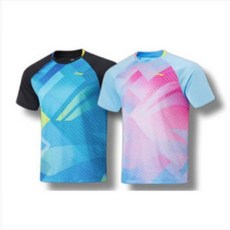 리닝 프리즘 셔츠 / 남녀공용 탁구 배드민턴 반팔 상의